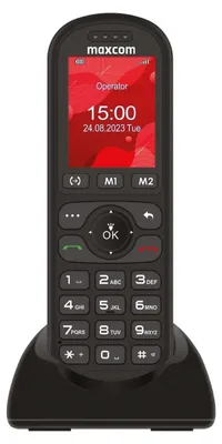 Zdjęcie produktu dla MaxCom MM39D, Klasyczny, Jedna karta SIM, 5,08 cm (2"), 176 x 220 px, 1000 mAh, Czarny