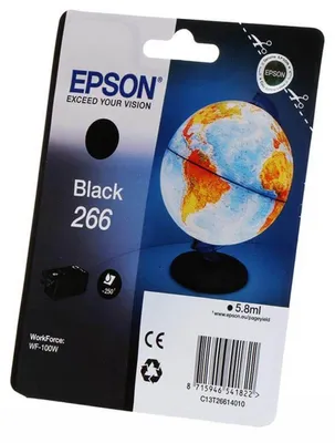 Obrázok produktu pre Tlačová kazeta Epson 266 čierna