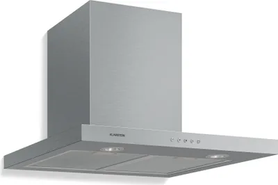 Obrázek produktu pro Klarstein Limelight digestoř - nástěnná digestoř z ušlechtilé oceli, odsavač par se 3 stupni výkonu, 600 m³/h, digitální displej, LED osvětlení, 64 dB, šířka 60 cm, stříbrná