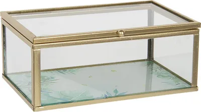 Produktbild von Clayre & Eef Schmuckkästchen 14x8x6 cm Glas