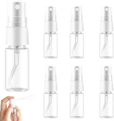 Produktbild von Reisepaket mit 6 handlichen Sprühflaschen für Parfüm und Haarkosmetik