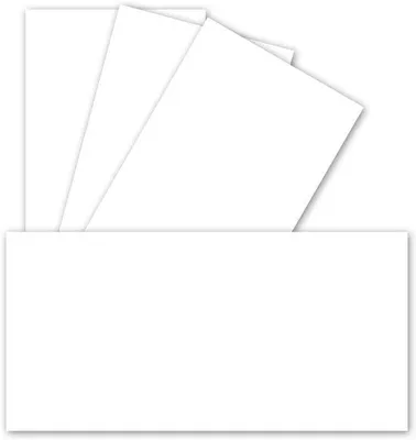 Produktbild von Famanu Bastelkarten - Hochwertiges Papier - 99 x 210 mm - Hochweiß Matt