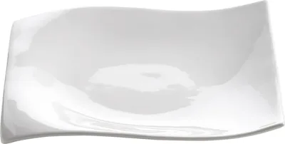 Immagine prodotto di Piatto quadrato MOTION 18 cm / Piatto per la colazione / Piatto per dolci / Bianco Basics
