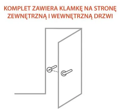 Produktbild von MKS02 Türgriff-Set Außentür mit Schutzrosetten 72 mm Chrom