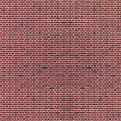 Produktbild von Vollmer 46042 - H0 Mauerplatte Klinker rot aus Karton, 25 x 12,5 cm, 10 Stück - Neu