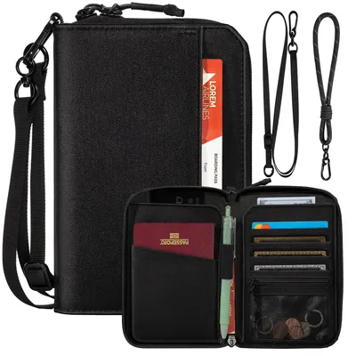 Image de Porte-passeport minimaliste avec protection RFID