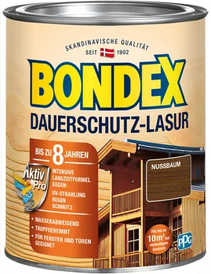 Produktbild von Bondex Dauerschutz Lasur 750 ml nussbaum