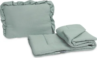 Produktbild von SENSILLO Bettzeug fr Kinderbuggy, Kinderwagen und Kinderbett - Khaki