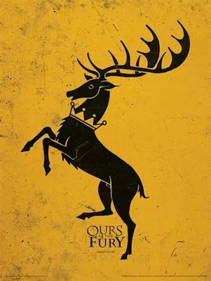Zdjęcie produktu dla Gra o tron – Baratheon – Grafika – 30 x 40 cm – Plakat