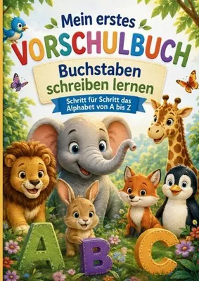 Produktbild von Mein erstes Vorschulbuch - Buchstaben schreiben lernen