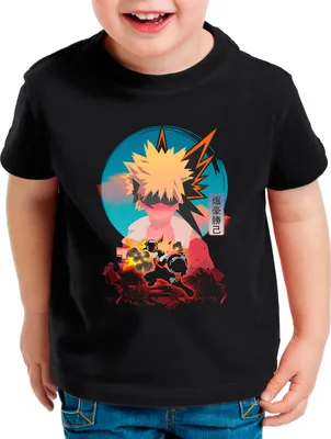 Produktbild von style3 Katsuki Attack Kinder T-Shirt superhero japan acade mia manga