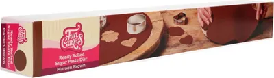 Produktbild von Funcakes Fertig Ausgerollte Fondantdecke Braun (Maroon Brown)