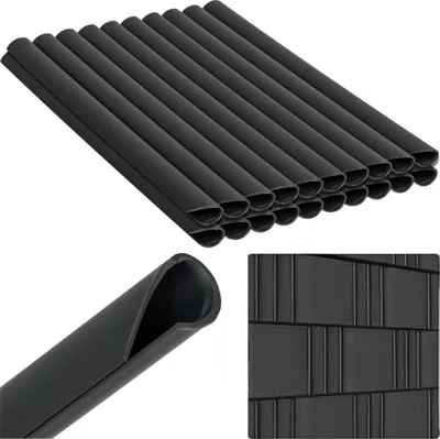 Zdjęcie produktu dla Klipsy do taśmy ogrodzeniowej 19cm Heckermann 20 szt - Ciemnoszare