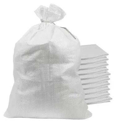Produktbild von Dönges Sandsack mit Band, 40 x 60 cm (Kunststoffsack) (Pack à 10 Stück)