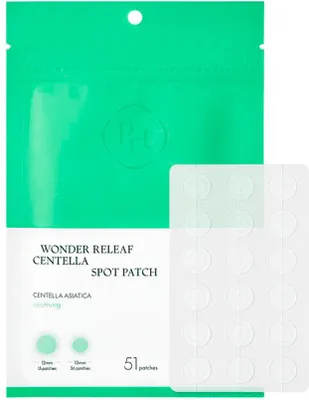 Immagine prodotto di PURITO SEOUL - Wonder Releaf Centella Spot Patch, cerotti invisibili per le imperfezioni, 51 pezzi.