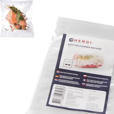 Zdjęcie produktu dla Worki Do Pakowarki Próżniowej 200X300Mm 100Szt. - Hendi 970614