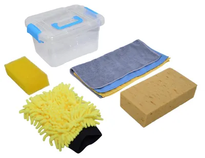 Produktbild von TrendLine Autopflege-Set 7-teilig 24 x 18 cm
