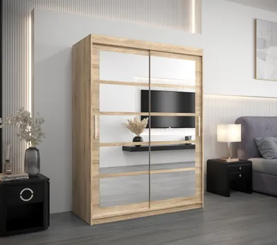 Zdjęcie produktu dla MINIO szafa 150 cm ROMA 2 dąb sonoma