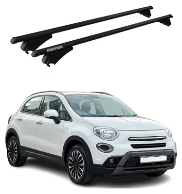 Immagine prodotto di Barre portatutto trasversali Tiger per Fiat 500X 2014-2018, nero
