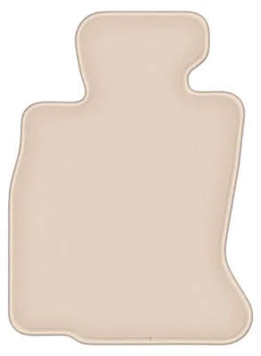 Produktbild von DURBAN Beige Velours-Fahrerfußmatte für BMW 6 F06 Gran Coupé (2012-2019)