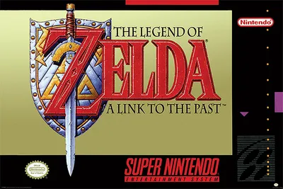 Image de Super Nintendo - Zelda - 61x91,5cm - Affiche Poster