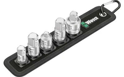 Produktbild von WERA Adapter-Satz 6-teilig mit Transporttasche 12,7 mm