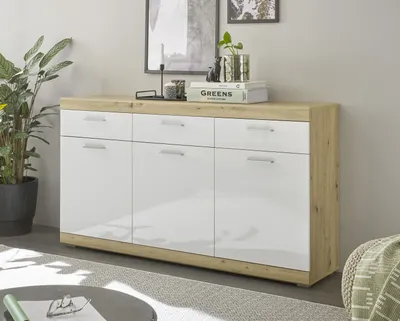 Produktbild von Sideboard >Nobe< in Eiche Artisan - 165x91x38cm (BxHxT)