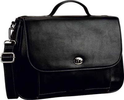 Produktbild von LEONHARD HEYDEN Leder Aktentasche Laptoptasche mit Laptopfach Nizza Business Bag Black schwarz