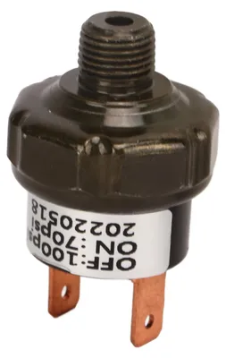 Image de Soupape de contrôle de pression pour compresseur d'air, en acier inoxydable, pièce de rechange pour automobile, compatible avec les klaxons de train, plage de pression : 70-100 PSI
