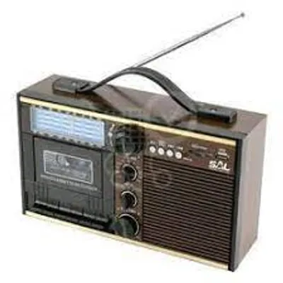 Obrázok produktu pre Rádio prenosné kazetové SAL RRT11B retro
