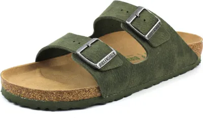 Produktbild von Birkenstock Pantoletten Arizona Vegan Herren 31353539313930 Grün 46 EU