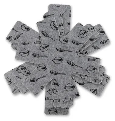 Zdjęcie produktu dla DOCHTMANN Podkładki pod patelnie, 3 szt., 26–35–38 cm, filc
