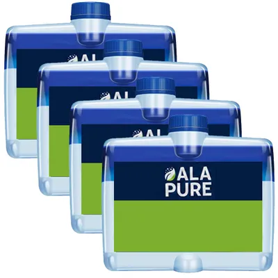 Image de Nettoyant Alapure, compatible avec les lave-vaisselle Bosch, référence 00312362 (4 flacons de 250 ml)