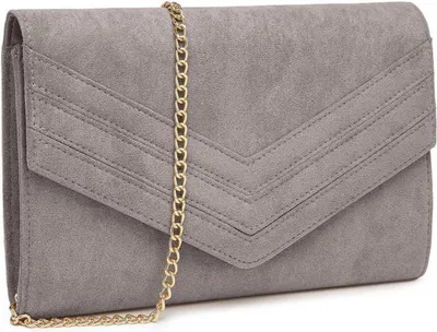 Produktbild von Miss Lulu Damen Clutch Elegant Abendtasche Kettentasche Hochzeit Handtasche