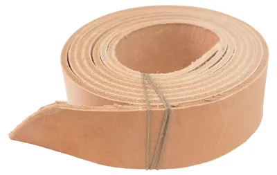 Produktbild von Leder Riemen ca. 2m für Gürtel pflanzlich gegerbt Naturbraun 38mm