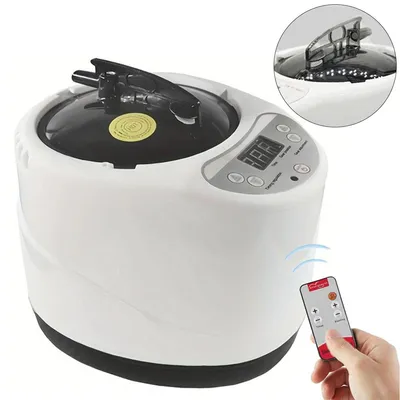 Produktbild von 2 L Saunadampftopf für Home SPA, tragbar, leicht zu reinigen & hitzebeständig – Perfekt für Sauna Zuhause, Weiß