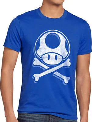 Produktbild von A.N.T. Toadskull Herren T-Shirt mario totenkopf videospiel konsole world