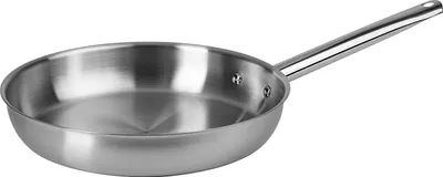Obrázok produktu pre ONVAYA® Panvica z nehrdzavejúcej ocele 28 cm | Panvica na vyprážanie | Bez povrchovej úpravy | Indukčná a vhodná do rúry