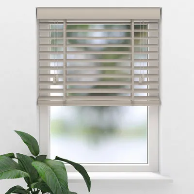 Produktbild von SOLUNA Bambusjalousie grau 75x175 cm 50 mm Lamellenbreite
