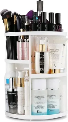 Produktbild von UNIQ 360° Drehbarer Kosmetik Organizer - Weiß