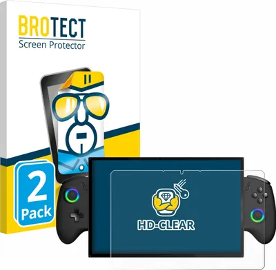 Produktbild von 2x Für OneXPlayer X1 Schutzfolie BROTECT Displayschutz Display Schutz Folie Klar Transparent