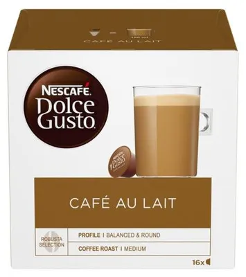 Produktbild von Nescafé Dolce Gusto Café au Lait | 16 Kaffeekapseln