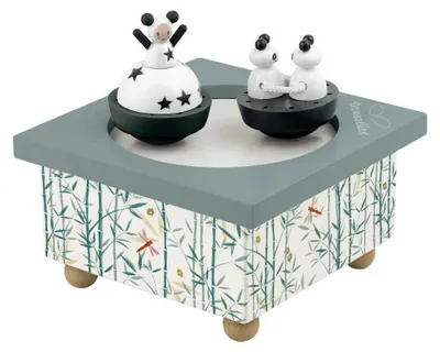Produktbild von Spieldose Tanzende Panda & Mädchen