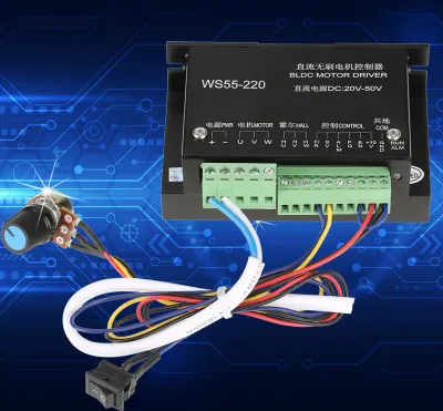 Obrázok produktu pre WS55-220 DC 48V 500W CNC bezkefový vretienkový BLDC ovládač motora