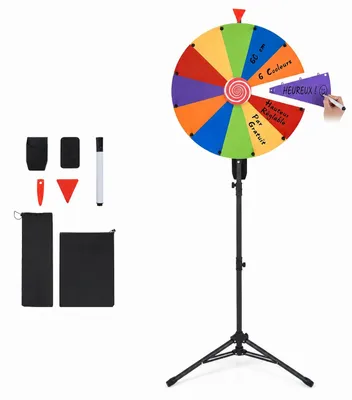 Zdjęcie produktu dla Koło fortuny KOMFOTTEU z regulowanym statywem, średnica 75 cm