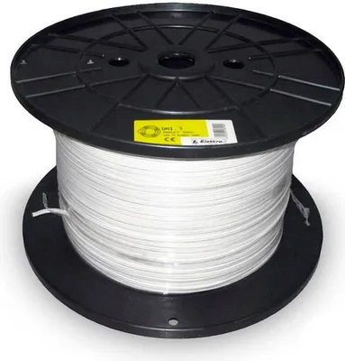 Produktbild von Parallelspule "Audio" 2X1Mm Weiss 1000M