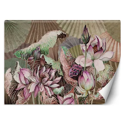 Produktbild von Heilige Lotos Lila Blumen FOTOTAPETE 150x105 cm VLIES Tapete Wandtapete Wandbilder Wanddekoration Design Wohnzimmer Schlafzimmer Flur Büro Küche T-3-TF-20080-150x105