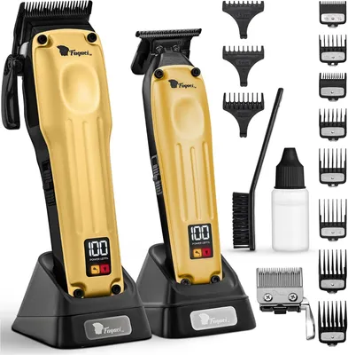 Produktbild von Haarschneidemaschine Profi Friseur mit Überlegener Präzision, Bürstenloser Motor , 5-Fach Längere Schärfe Professionelle Harreschneidemaschine
