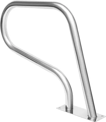 Produktbild von Pool Handlauf - Edelstahl Geländer - Für Treppe und Einstieg - Tragbar - Korrosionsbeständig - Gelb