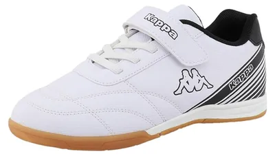 Produktbild von Kappa Indoor Kinder Hallenschuhe Weiß-Schwarz 95K0783001, Schuhgröße:31 EU